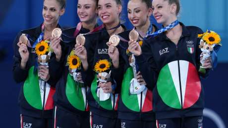 Ginnastica Ritmica Farfalle BRONZO Foto Luca Pagliaricci GMT TOK08880 copia