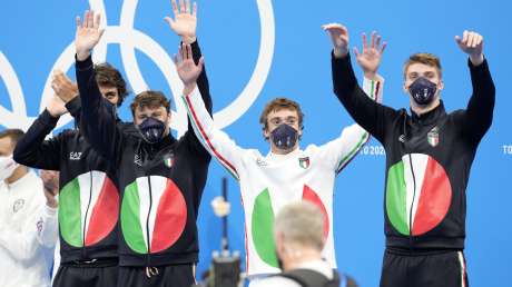STAFFETTA mista 4x100misti uomini BRONZO foto Luca Pagliaricci GMT _PAG2454 copia