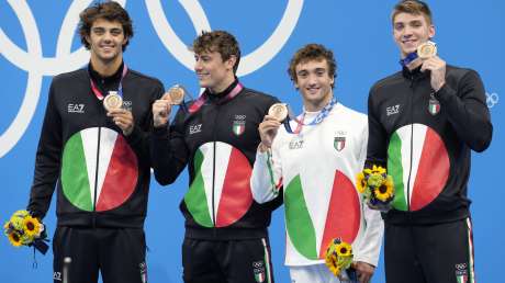 STAFFETTA mista 4x100misti uomini BRONZO foto Luca Pagliaricci GMT _PAG2644 copia