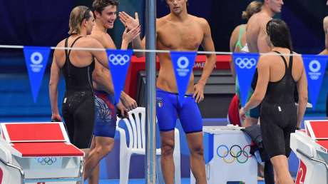 Nuoto STAFFETTA mista 4x100misti foto Simone Ferraro GMT SFA_5783 copia