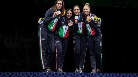 Fioretto a Squadre Femminile Medaglia  Foto Bisi GMT BISI5566
