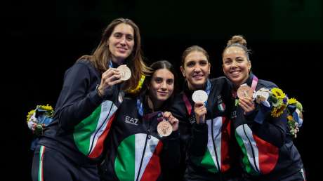 Fioretto a Squadre Femminile Medaglia  Foto Bisi GMT BISI5577
