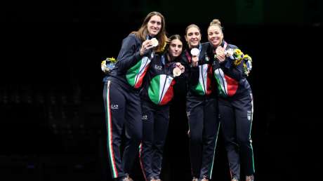 Fioretto a Squadre Femminile Medaglia  Foto Bisi GMT BISI5581