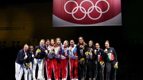 Fioretto a Squadre Femminile Medaglia  Foto Bisi GMT BISI5622