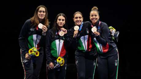 Fioretto a Squadre Femminile Medaglia  Foto Bisi GMT BISI5649