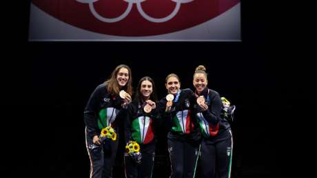 Fioretto a Squadre Femminile Medaglia  Foto Bisi GMT BISI5662
