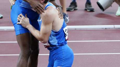 Staffetta 4x100 ITA ORO Foto Luca Pagliaricci GMT _TOK7598 copia