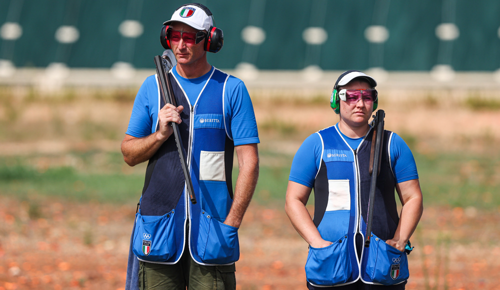 Italia sul podio nel mixed team di trap: Silvana Stanco e Mauro De Filippis chiudono con il bronzo