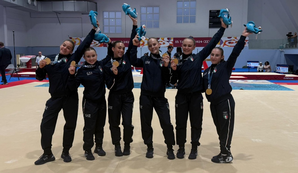 L'Italia femminile si conferma sul trono: medaglia d'oro per le Fate nel concorso generale a squadre