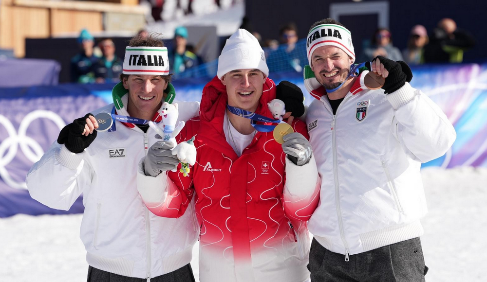 Azzurri da urlo nella discesa olimpica di Bormio: Franzoni conquista l'argento, bronzo per Paris