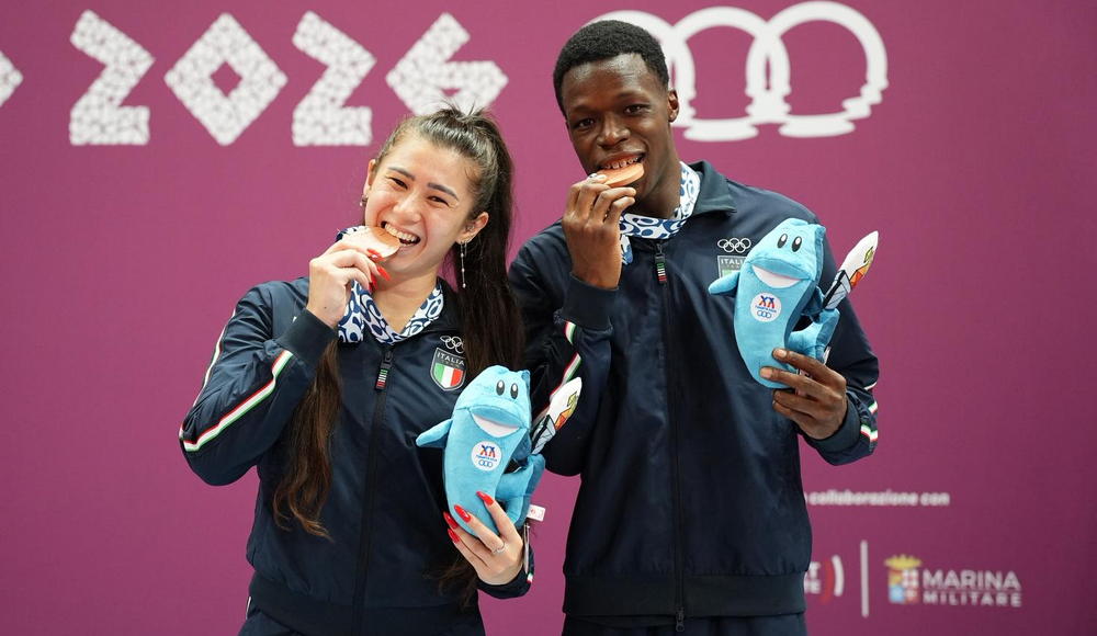 Doppio misto, John Oyebode e Gaia Monfardini vincono il bronzo: terza medaglia per la Nazionale