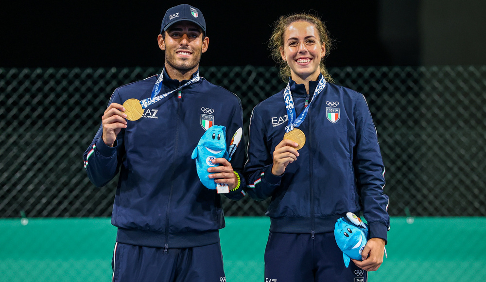 Un oro e un argento per gli azzurri nelle finali di doppio: Paganetti e Romano campioni nel misto
