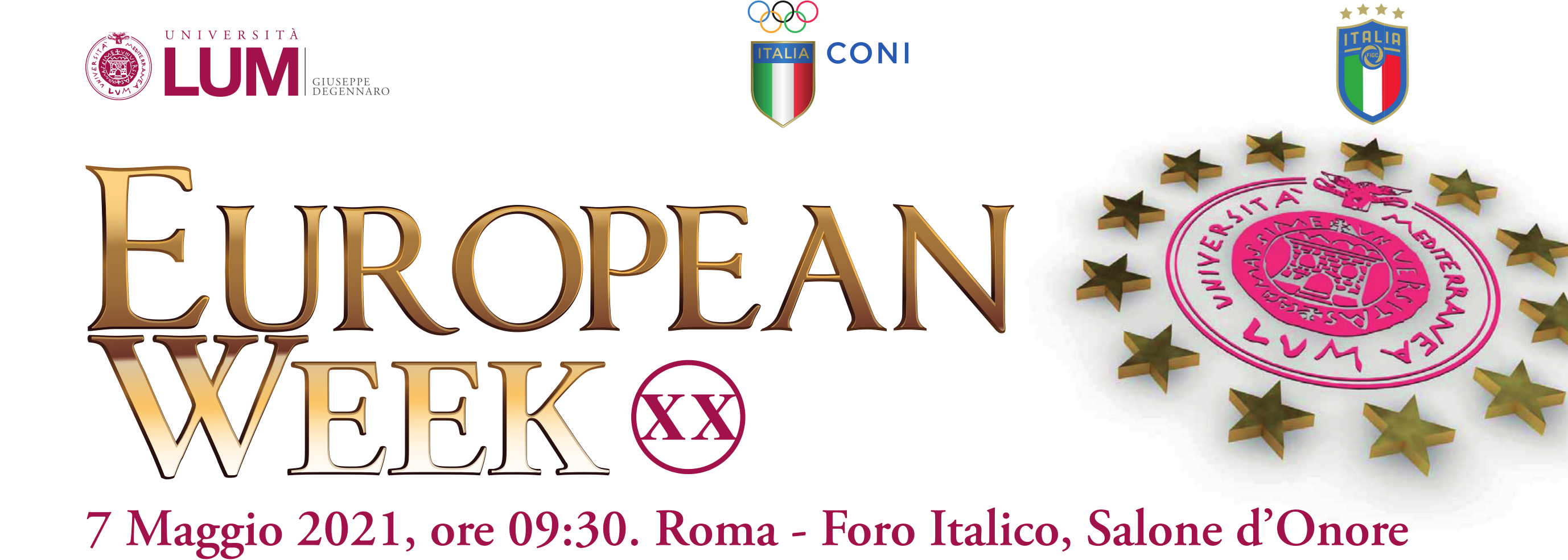 European Week CONI 7 maggio 2021