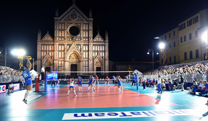 SPORT@EXPO2015: notte di stelle a Piazza Santa Croce, 3-0 dell'Italvolley femminile con l'Azerbaijan