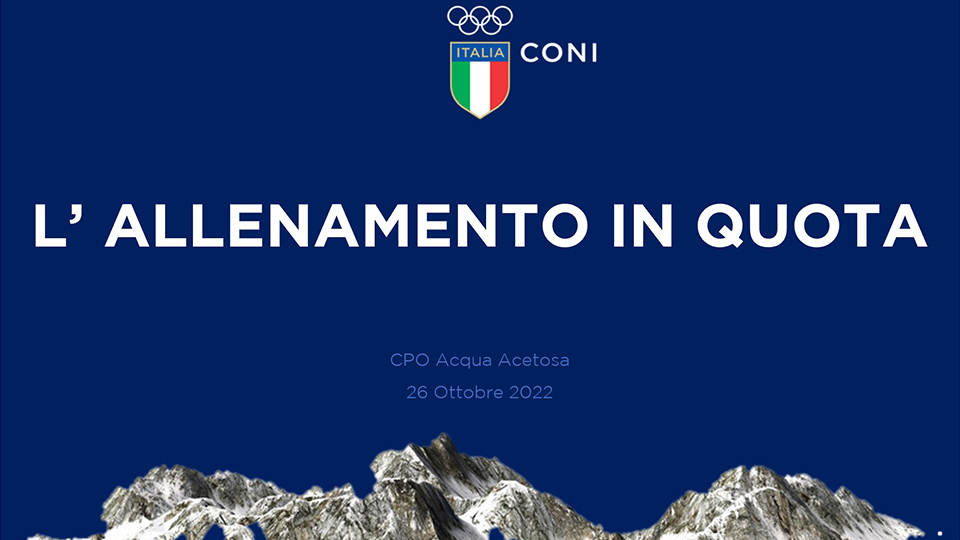 L’allenamento in quota