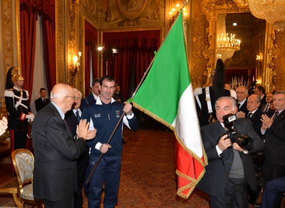 Il Presidente della Repubblica Napolitano invia un messaggio di congratulazioni a Malagò