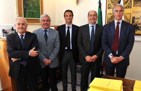 CONI: Malagò incontra il Presidente della Regione Lazio, Zingaretti
