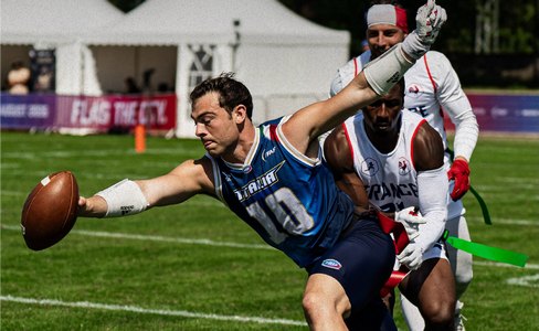 Flag football: l'Italia maschile cala il tris di successi ai Mondiali e avanza ai quarti