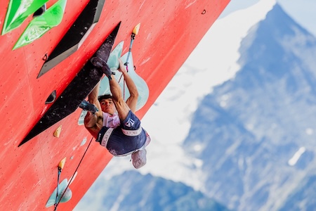 Lead: Giovanni Placci decimo nella tappa di World Climbing Series di Chamonix