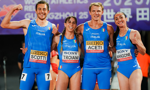 World Relays: quattro pass iridati e due quinti posti per la Nazionale in Cina