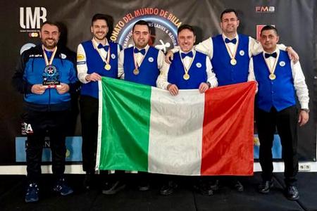 Stecca 5 birilli, Mondiali di Madrid: gli azzurri centrano l'oro a squadre in Spagna