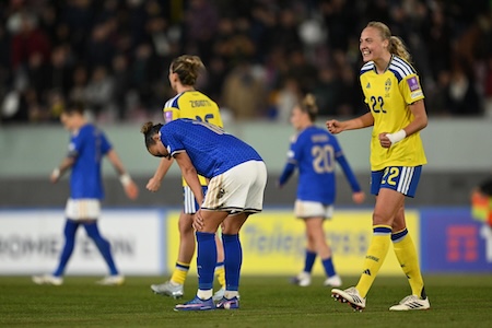 Qualificazioni Mondiali: Nazionale femminile sconfitta 1-0 dalla Svezia a Reggio Calabria