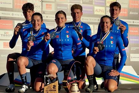 Cross-country: il sestetto azzurro è d'argento nel mixed team relay dei Mondiali