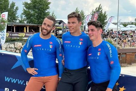 BMX Racing: medaglia d'argento per gli azzurri nel Team Time Trial agli Europei di Verona
