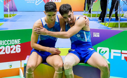 Trampolino elastico: tris di azzurri a Cottbus per il sesto esame di Coppa del Mondo