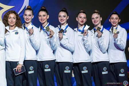 Tallinn: le Farfalle si garantiscono il bronzo agli Europei di ritmica nella finale dei 5 nastri