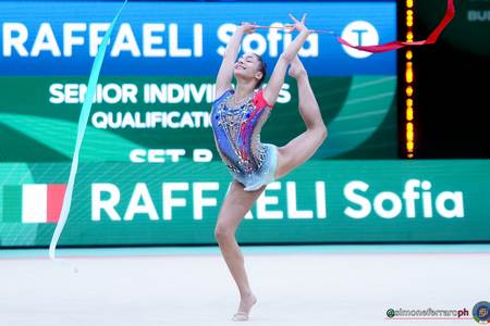 Ritmica, Europei di Budapest: Sofia Raffaeli guida la classifica generale dopo le qualificazioni