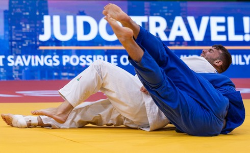 Grand Slam: Vincenzo Pelligra fuori al ripescaggio a Dušanbe nei -81 kg