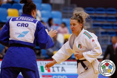 Grand Slam: Giorgia Stangherlin chiude al settimo posto nei -78 kg ad Astana