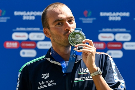 Singapore: Gregorio Paltrinieri brilla anche nella 5 km e firma il secondo argento ai Mondiali