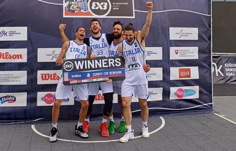 Basket 3x3: gli azzurri sconfiggono il Montenegro all'overtime e volano agli Europei