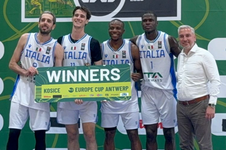 Basket 3x3: gli azzurri conquistano il pass per gli Europei, ko per l'Italia femminile