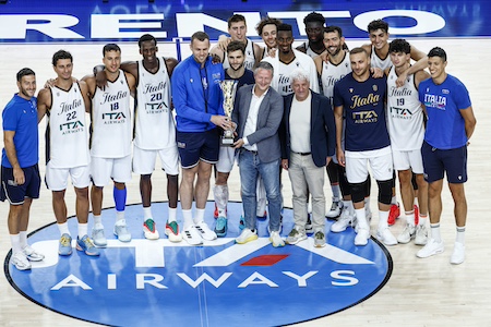 La Nazionale si impone sul Senegal con il punteggio di 80-56 e vince la Trentino Basket Cup