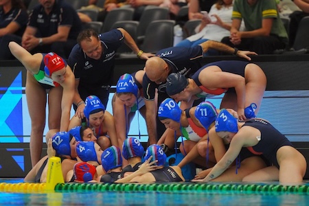 Il Setterosa batte l'Australia 15-14 ai rigori nella seconda partita della World Cup