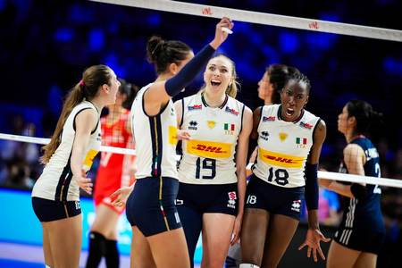 Nations League, ottava vittoria per le azzurre: domata in tre set anche la Cina