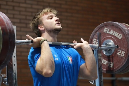 Europei di Batumi: Cristiano Ficco conquista la medaglia di bronzo nello slancio dei -88 kg