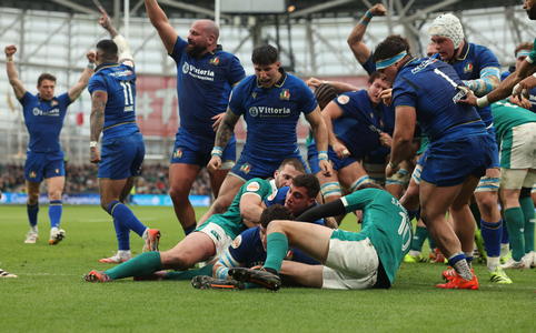 Dublino: gli azzurri cadono per 20-13 con l'Irlanda nella seconda sfida di Sei Nazioni