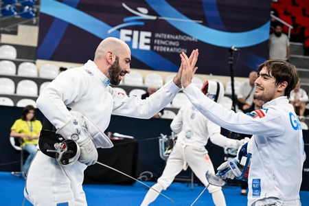 Squadre azzurre di spada maschile e sciabola femminile agli ottavi dei Mondiali