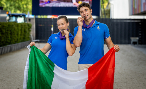 Aachen, Mondiali: Greggio/Zanella centrano la medaglia d'argento nel pas de deux