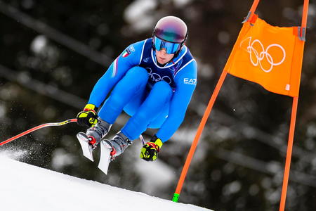 Bormio: Franzoni termina secondo il primo test della discesa olimpica, quinto Paris