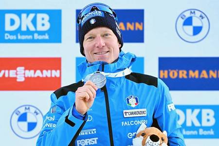 Mondiali: Hofer riceve l'argento del 2011 conquistato nella mass start di Khanty-Mansiysk 