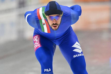 Coppa del Mondo di pattinaggio di velocità: Ghiotto è quinto nei 5.000 metri di Inzell