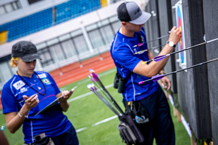 Coppa del Mondo: Roner e Godano out ai quarti a Shanghai nel mixed team di compound