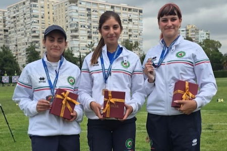 Europei di Antalya: medaglia d'argento per l'Italia nel compound femminile a squadre