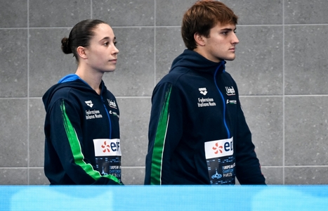 Sincro misto 10 metri: quinto posto agli Europei di Parigi per Jodoin Di Maria/Pelligra
