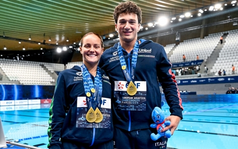 Europei, Pellacani da urlo a Parigi: oro nel sincro misto con Santoro e dal metro